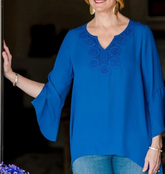 Tops - Boho style blouse new with tags